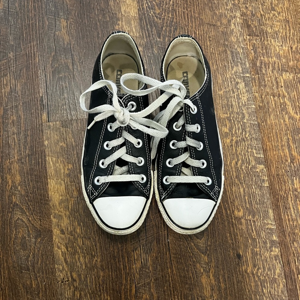 All Star Leather Low Top Converse Shoes